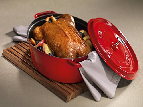 Cast Iron Oval Roaster, 37 cm, 8 L, Cherry Red F934270
