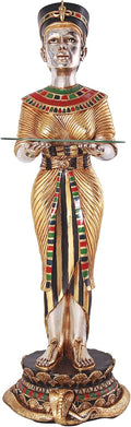 Design Toscano The Egyptian Queen's Faithful Servant Statue, Dimensions: 14.5" Wx14.5 Dx42.5 H 16.5 lbs, Full Color