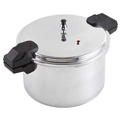 16-Quart Pressure Cooker / Canner, Polished Aluminum, 5-15 PSI H96174