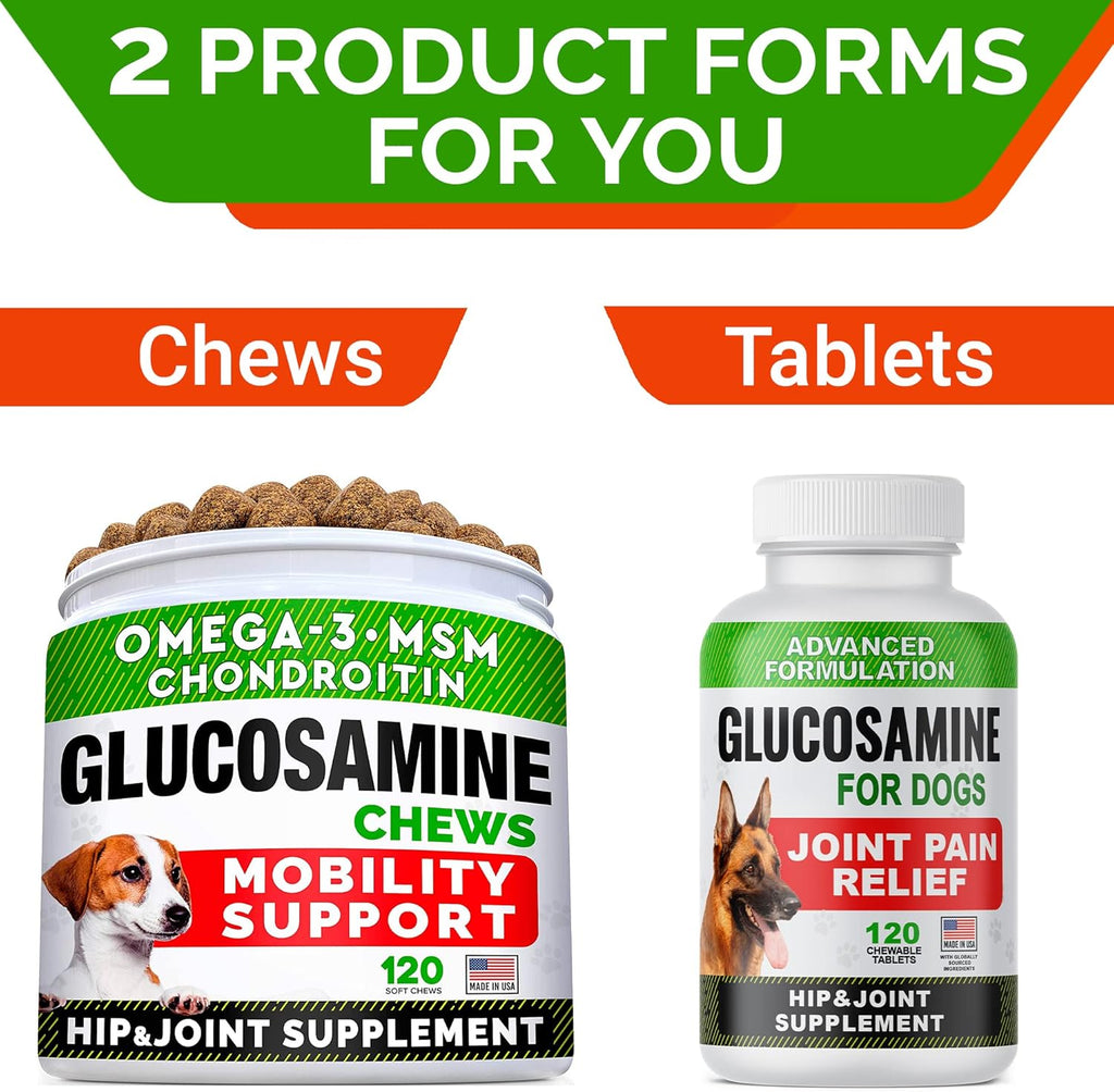 Glucosamine Joint Supplement Chews for Dogs with Omega-3 F47554