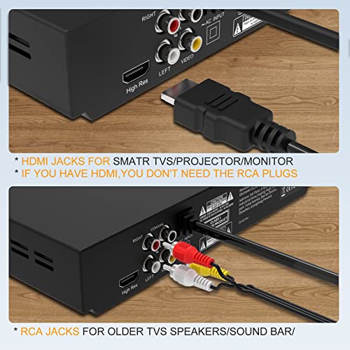 DVD Player for Smart TV with HDMI, 1080P Upscaling, USB Input X45606