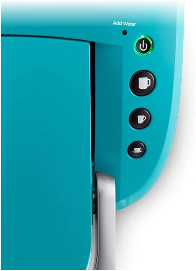 Single-Serve Pod Coffee Maker, 36 oz, Turquoise T4621