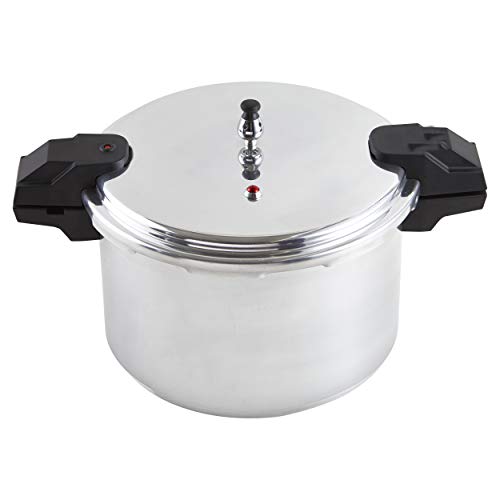 16-Quart Pressure Cooker / Canner, Polished Aluminum, 5-15 PSI H96174
