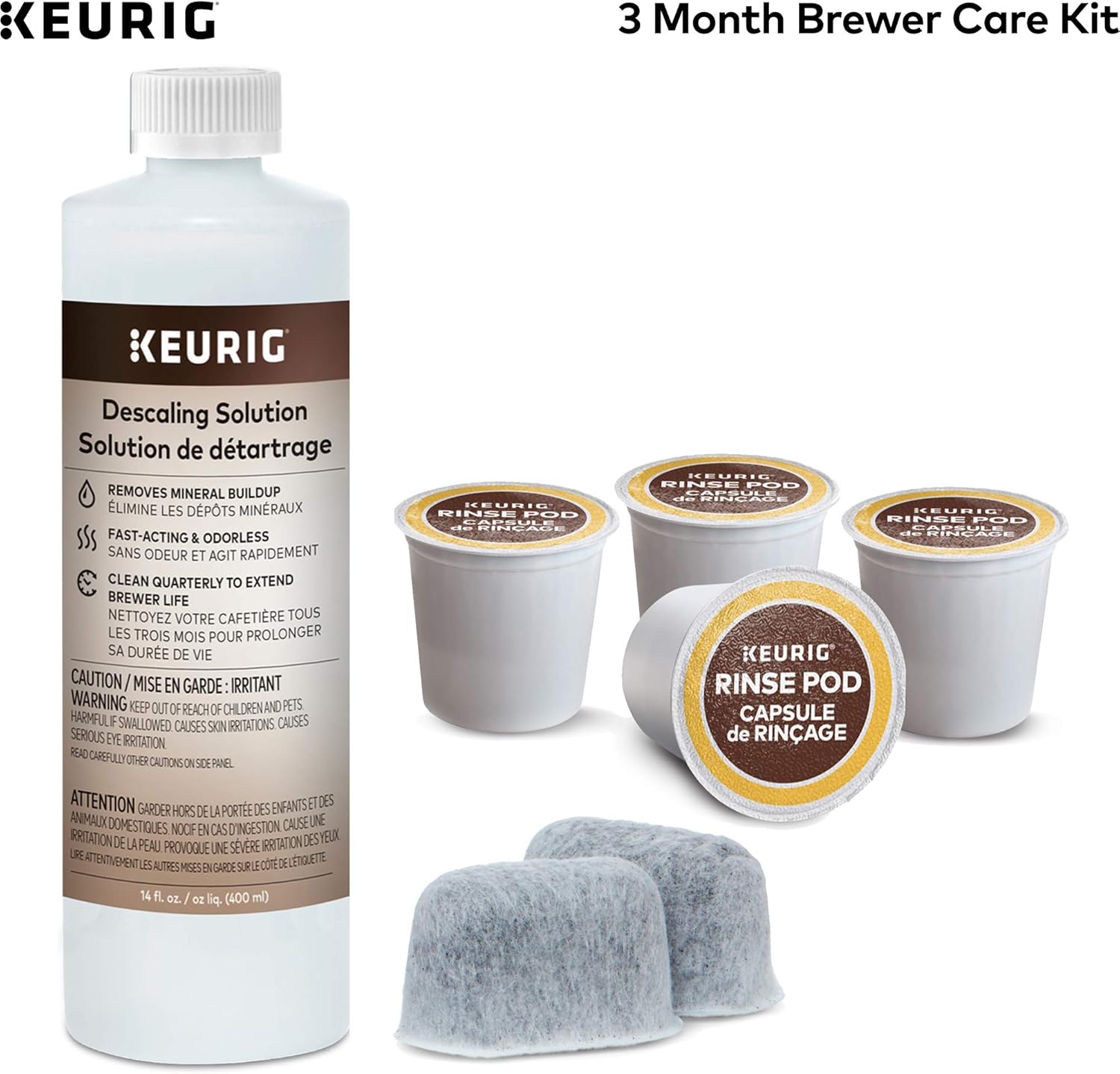 Single Serve Coffee Maker with Iced Coffee Capability and Maintenance Kit S83750