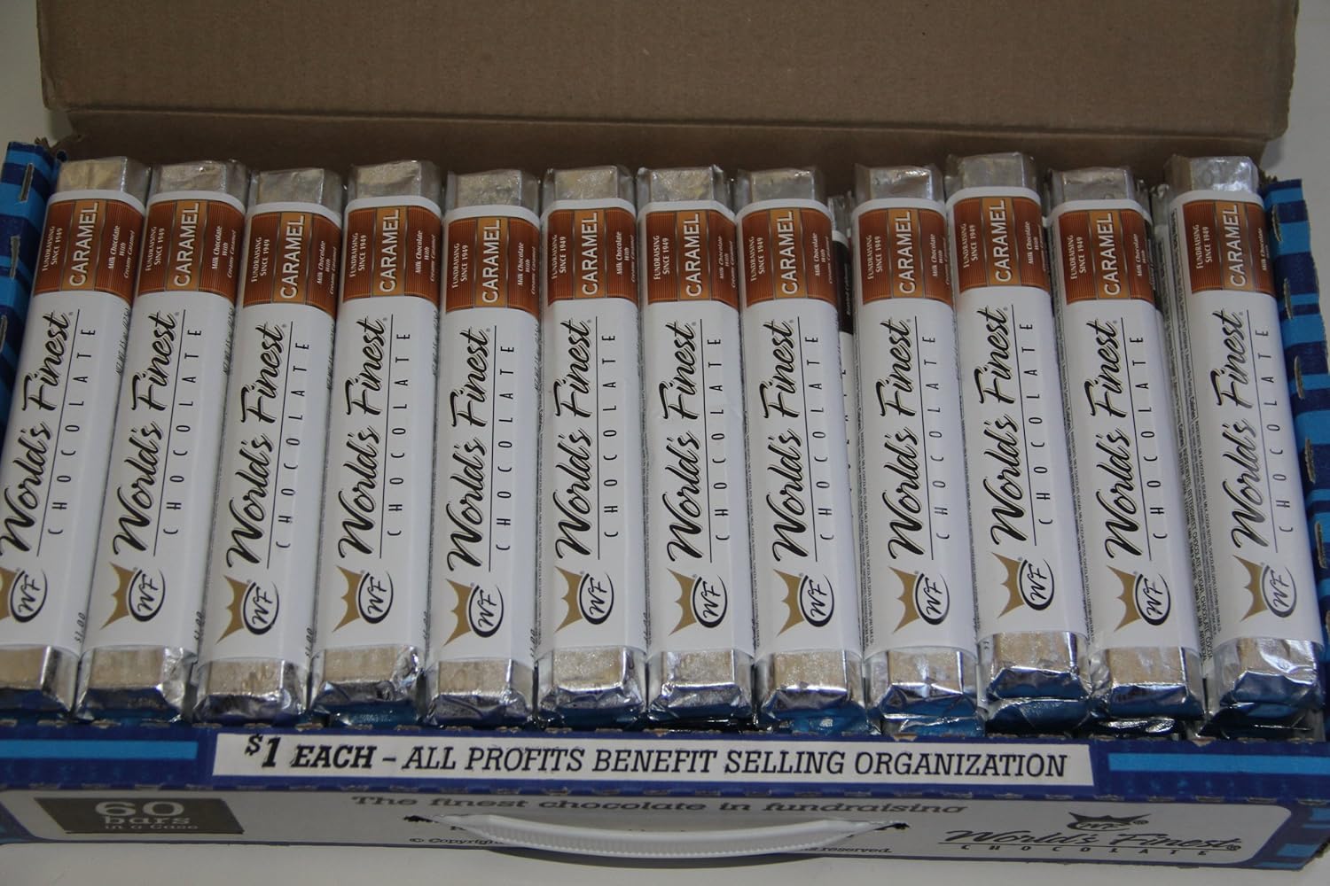 BuyBocceBalls Listing - World's Finest Chocolate - 60 Bar Milk Chocolate Caramel