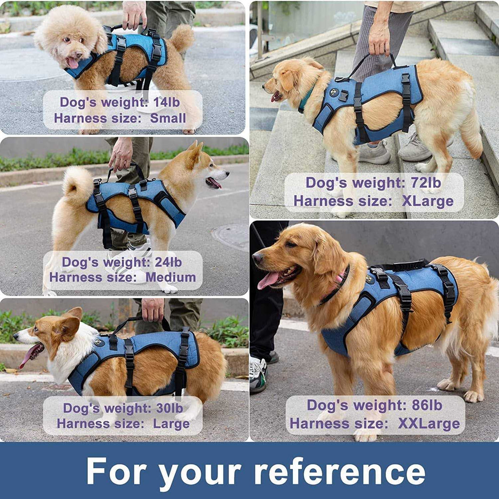 Dog Lift Harness Support & Recovery Sling Pet Rehabilitation Vest H86065