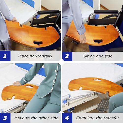 Slide Transfer Board for Patient Wheelchair to Bed, Couch, Toilet, Car S982052