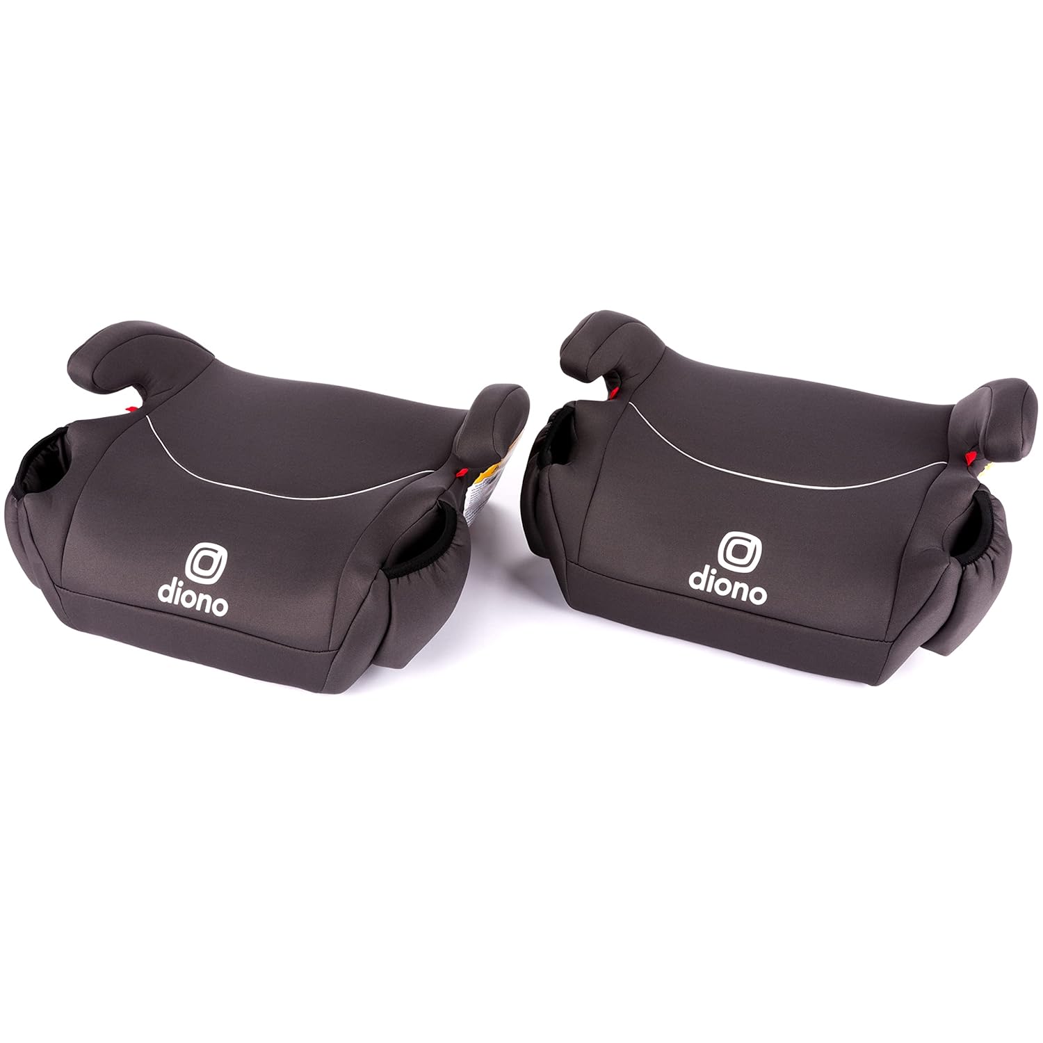 Backless Booster Car Seats, Pack of 2, Lightweight, Machine Washable, Black H530127