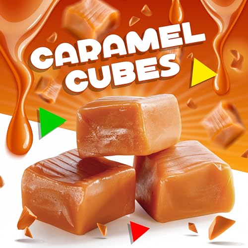 Caramel Cubes Candy, Individually Wrapped, 3 Pound Bag I6450