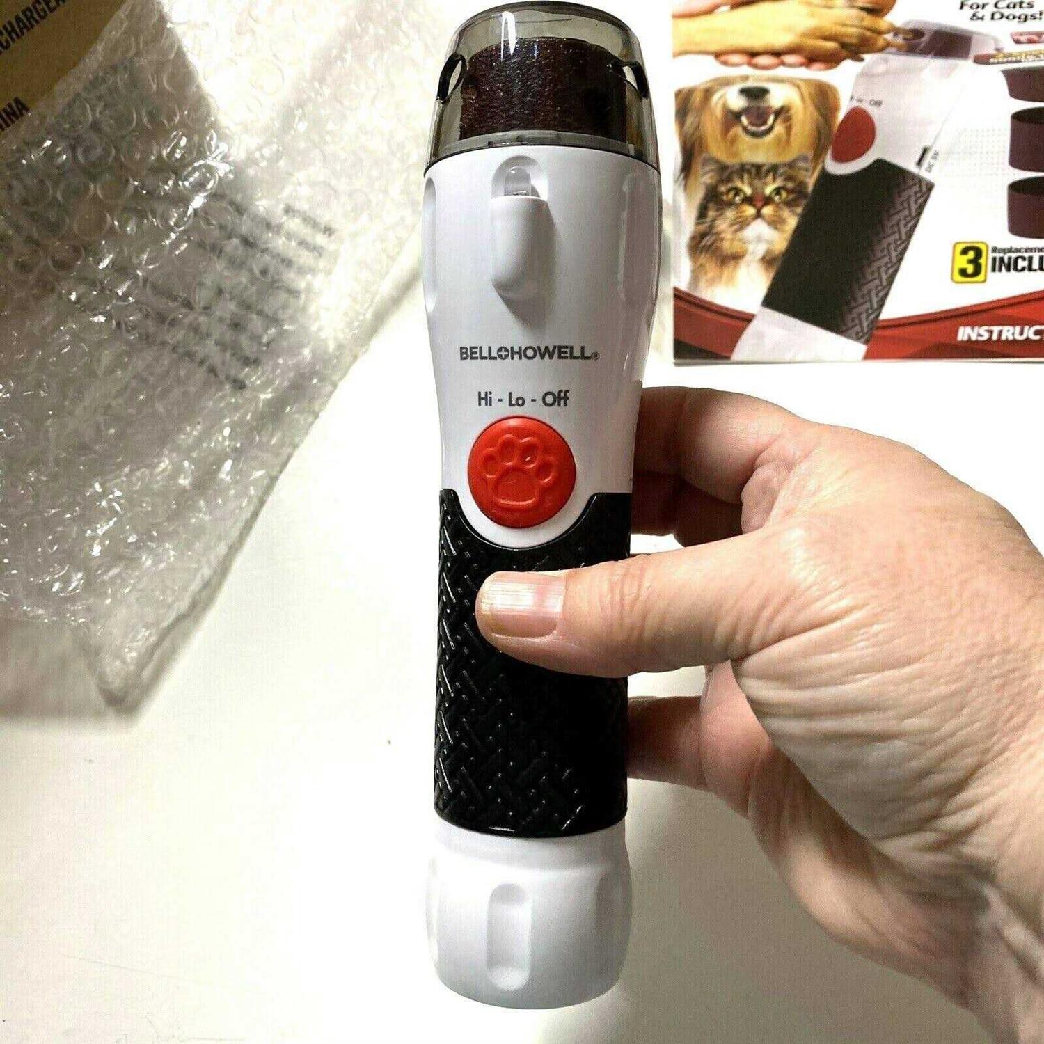 Pet Nail Grinder with 3 Modes and 3 Replacement Heads U295