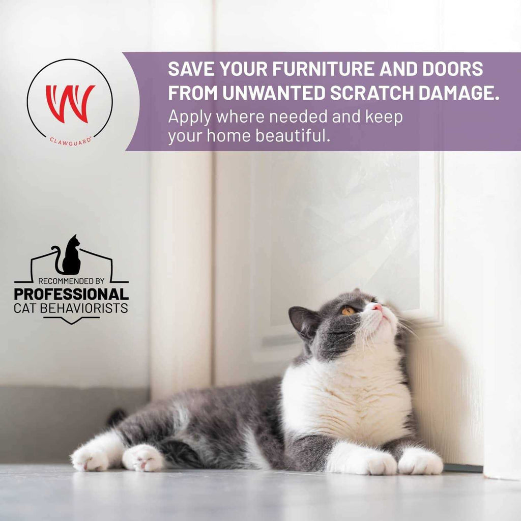 Cat Scratch Furniture Protector Tape, 10 XL Sheets T308274