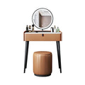 Storage Desk Vanity Table Set Bedroom Modern Dresser Ladies Fashion Dresser Dresser Storage Cabinet Dresser with Drawers Desk for Bedroom(L60cm)