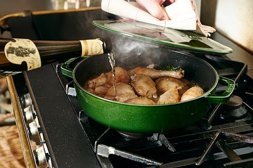 Cast Iron Chistera 28 cm Basil Green H7083