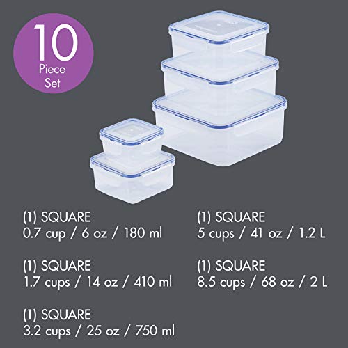 Food Storage Containers, 10 & 14 Piece Sets K265696