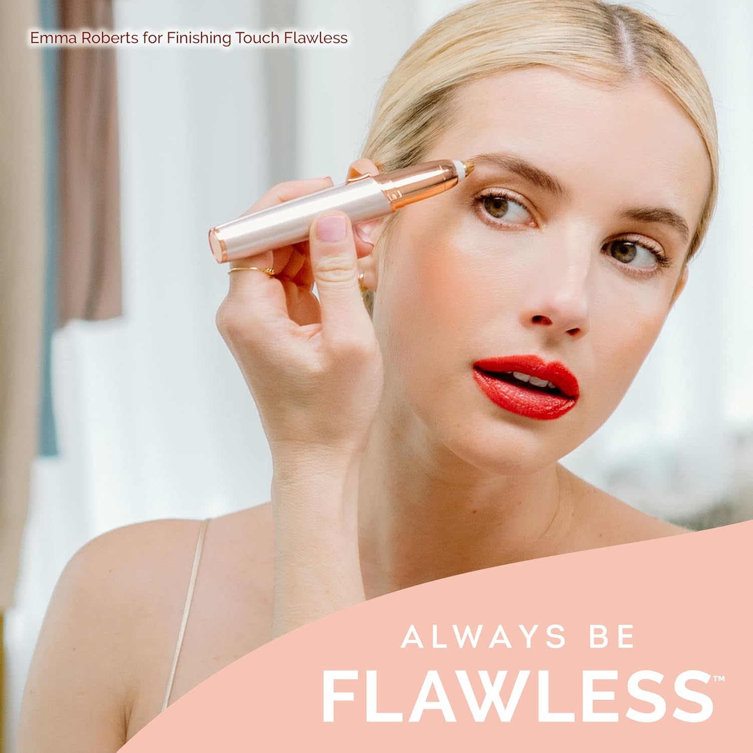 Eyebrow Hair Remover Electric Razor with LED Light for Women R72327