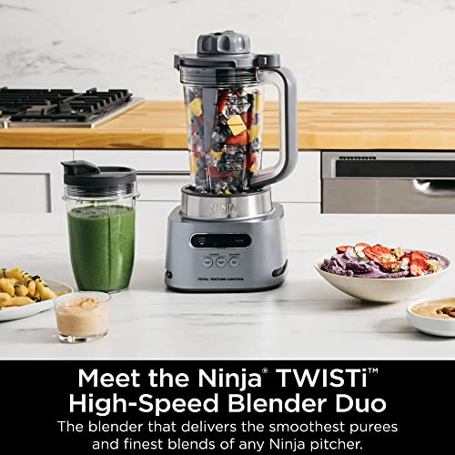 Blender with 1500W Power, Smoothie Maker, 34-oz Pitcher & 18-oz To-Go Cup Q39824