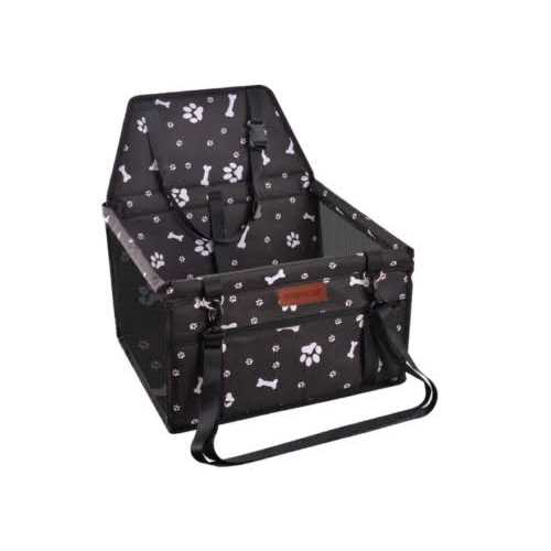 Dog Car Seat with Clip-On Safety Leash and PVC Support Pipe T694679