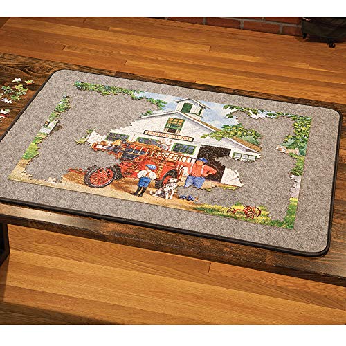 1500-Piece Large Jigsaw Puzzle Pad, Portable Lightweight Storage System, 26" x 34" B970318