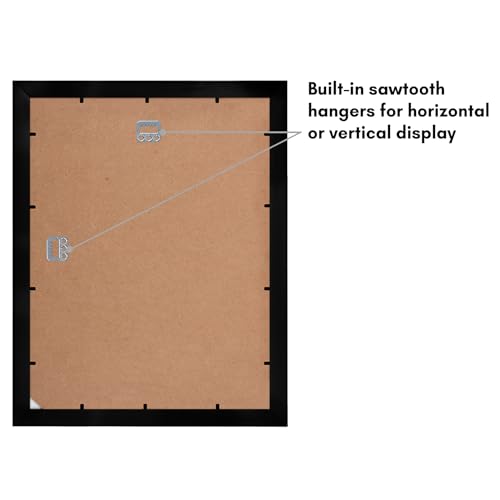 11x14 Collage Picture Frame with Shatter-Resistant Glass for Five 4x6 Photos P268914