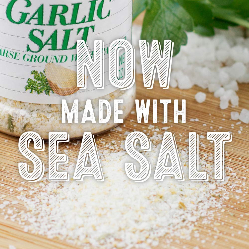 Coarse Ground Garlic Salt with Parsley, 11 Oz G168
