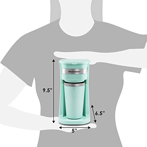 Personal Single-Serve Compact Coffee Maker with Stainless Steel Travel Mug A88229