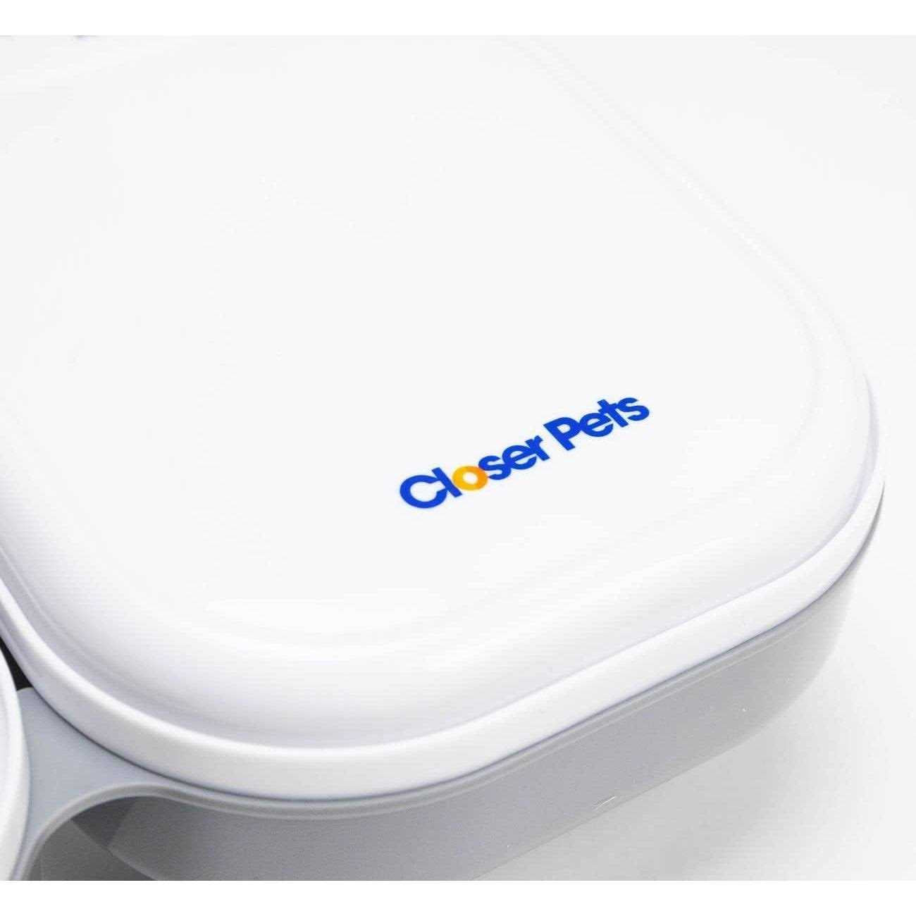 Automatic Pet Feeder with Stainless Steel Bowls Z4778