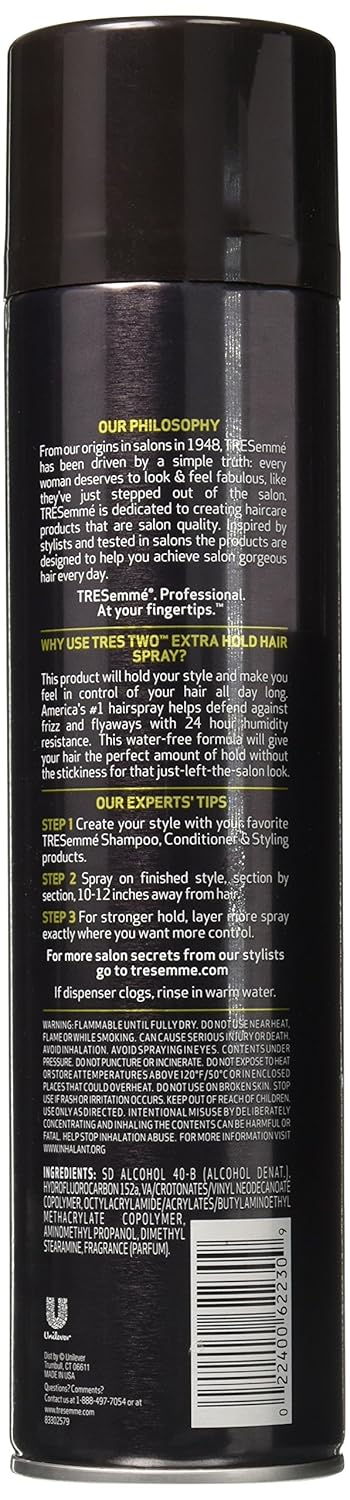 Extra Hold Hairspray, 14.6 oz, 2 Pack Z886