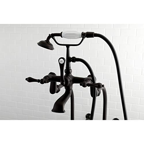 Vintage Tub Filler Combo with Lever Handle, Polished Chrome U234912