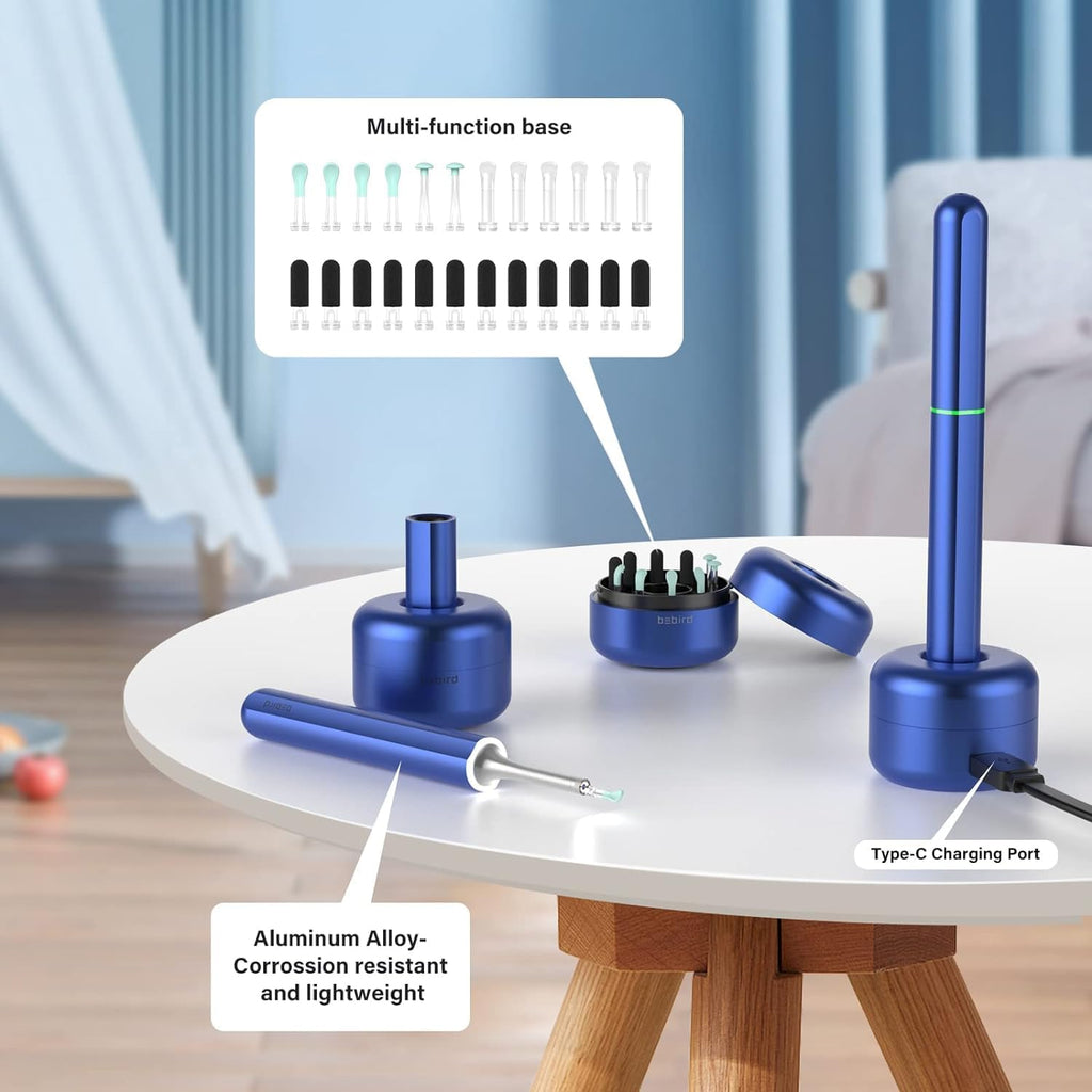 Ear Wax Removal Tool Camera with 1080P Otoscope and 9 Ear Picks U9119