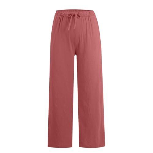 Women's Drawstring Wide Leg Sweatpants with Pockets G57217