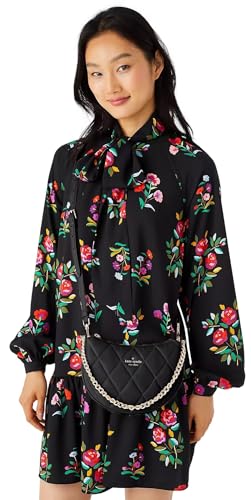Women's Quilted Leather Zip Top Crossbody Bag C951