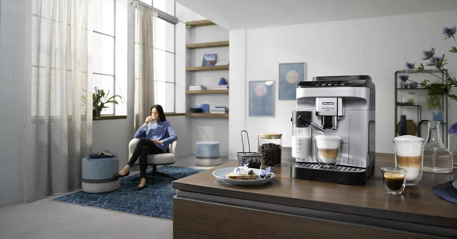 Automatic Espresso & Cappuccino Machine with Latte Crema System Y74792