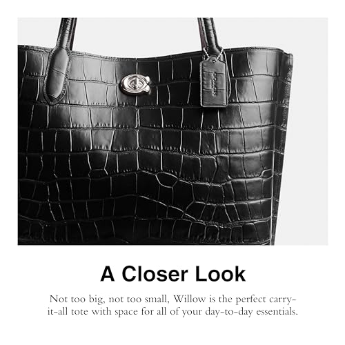 Embossed Croc Leather Tote Bag W94597