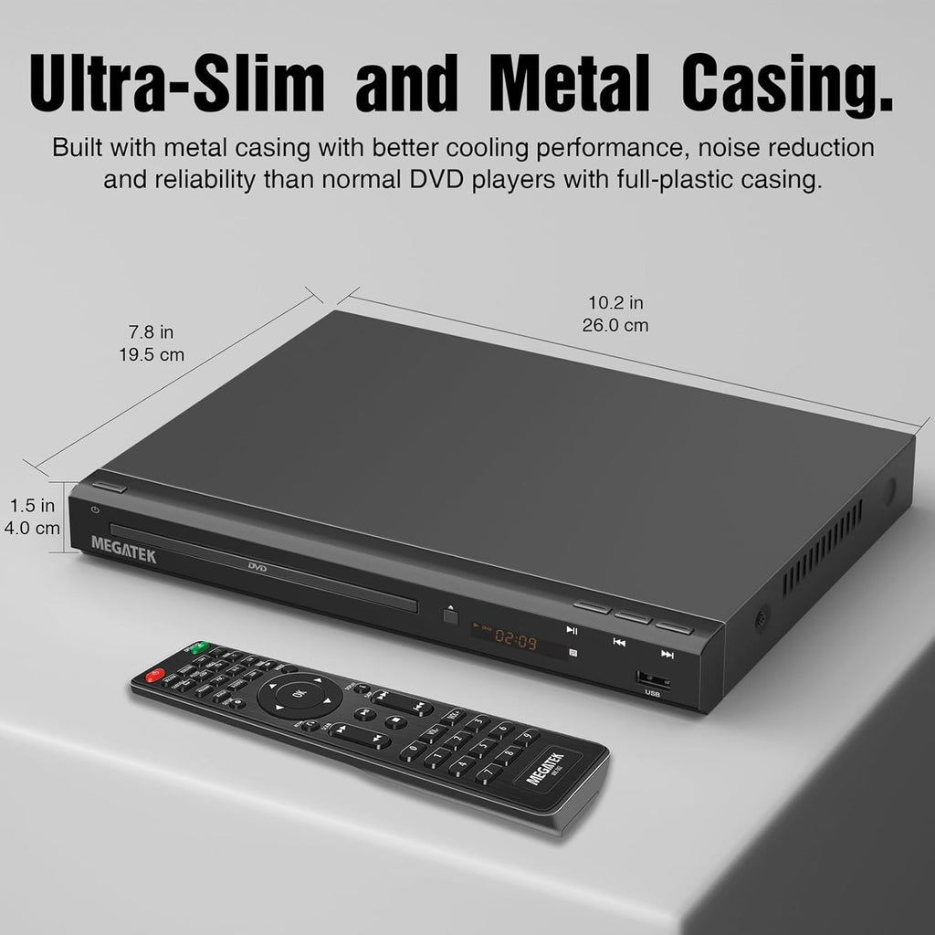 Region-Free DVD Player for TV with HDMI and USB Port C965