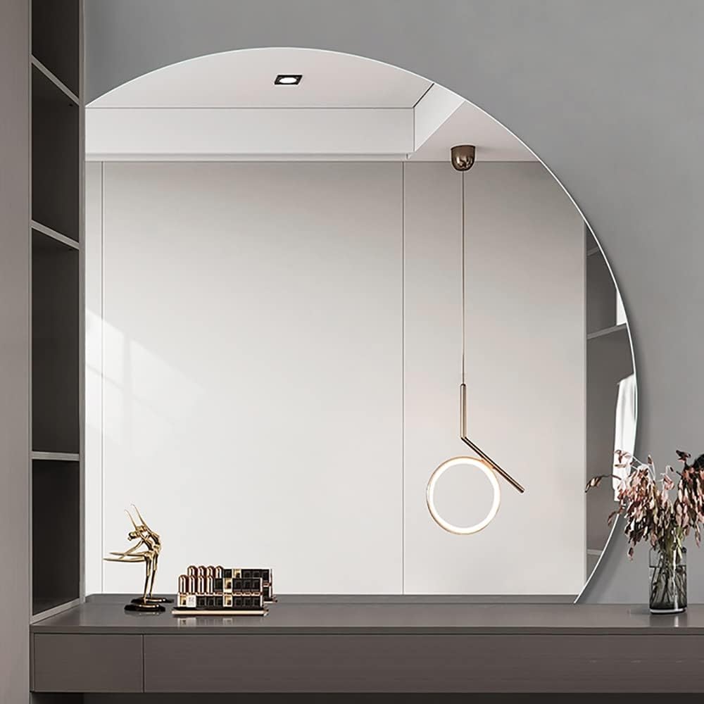 Half Circle Wall Mirror 100cm Vanity Mirror Z39727