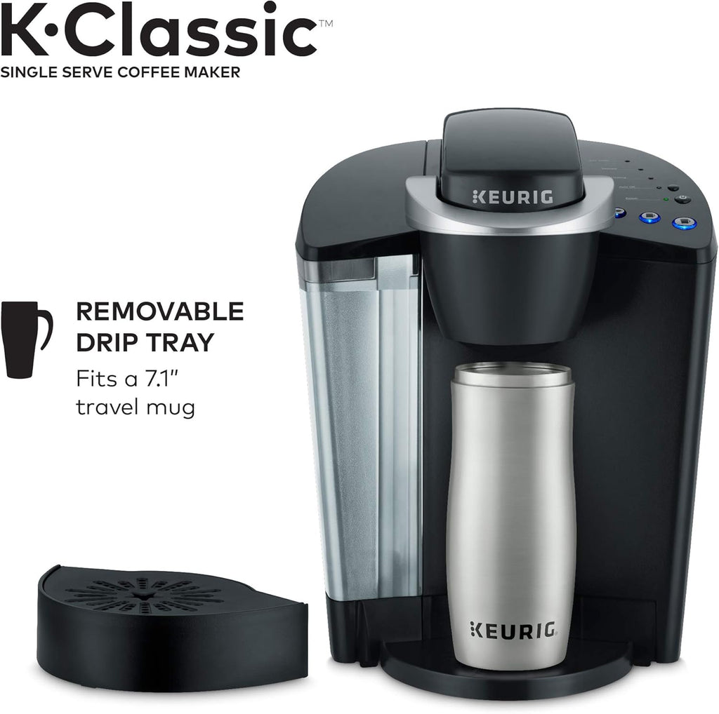 Single Serve Coffee Maker with Medium Roast Coffee Pods, 32 Count J278