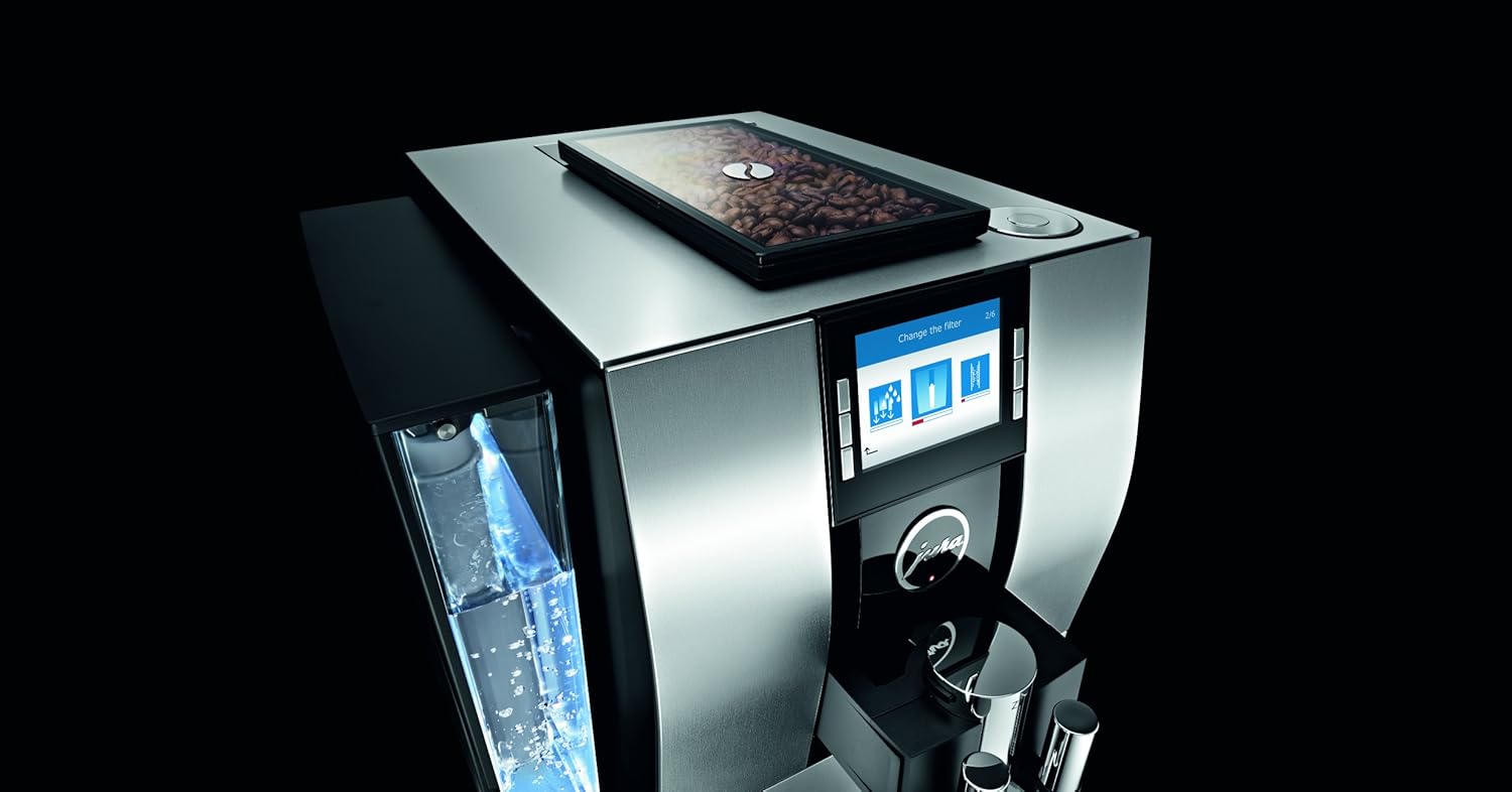 Automatic Coffee Machine, 81 oz, Aluminum U674859