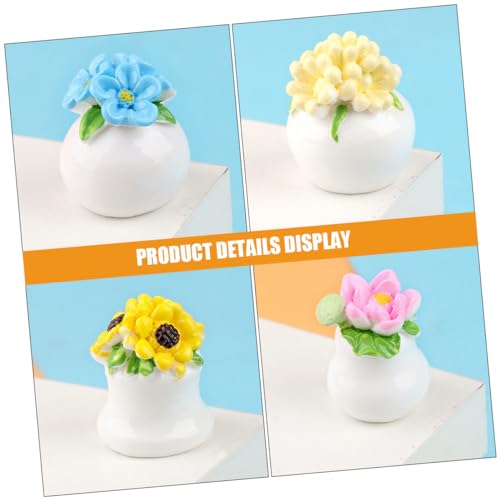 10pcs Mini Potted Plants Artificial Bonsai House Decor T7925