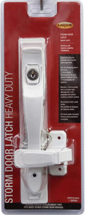 Larson Certified Storm Door Push-Button Heavy-Duty Latch with Key Handle Set