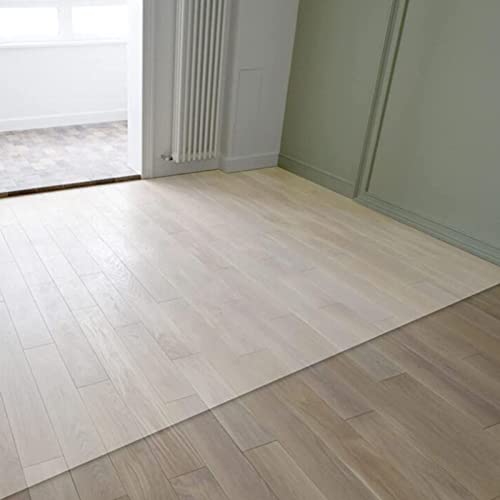 Clear Vinyl Floor Runner Rug Protector for Hardwood and Tile H38617