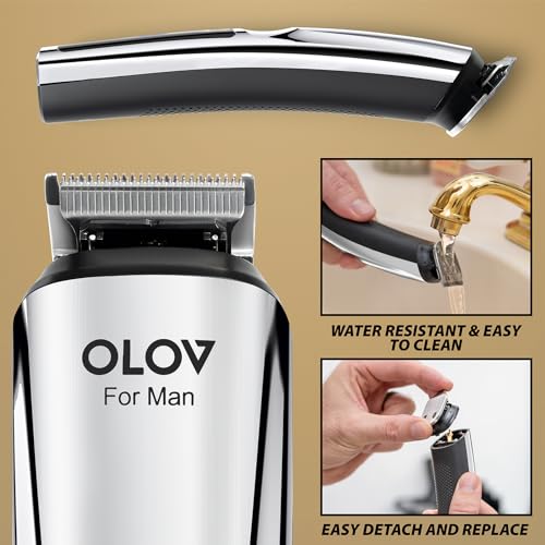 Mens Grooming Kit, 21 Piece Beard Trimmer and Hair Clipper with USB Recharge K215