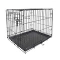 Vibrant Life Single-Door Folding Dog Crate with Divider - Pet Supplies online store