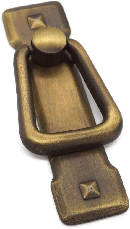 Mission Furniture Pull 3-3/4" Mission Cabinet Hardware Arts and Crafts Cabinet Furniture Pulls Antique Brass Finish