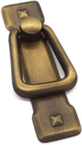 Mission Furniture Pull 3-3/4" Mission Cabinet Hardware Arts and Crafts Cabinet Furniture Pulls Antique Brass Finish