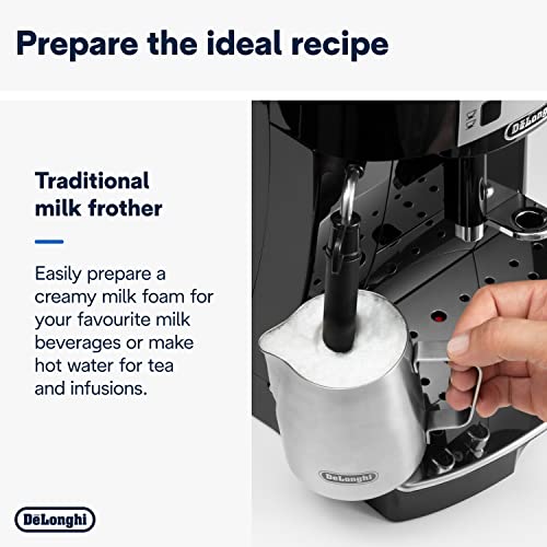 Coffee Maker with Milk Frother, Automatic Espresso Machine, Black T183