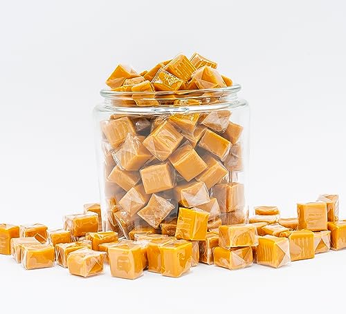 Soft and Chewy Caramel Candy Squares, Bulk 2 lb Bag N57120