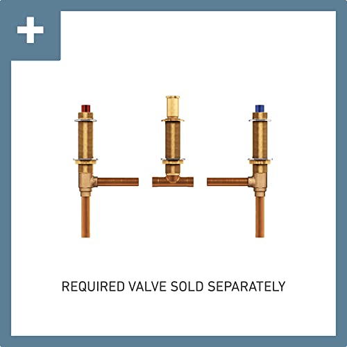 Two-Handle High Arc Roman Tub Faucet without Valve, Oil Rubbed Bronze V302