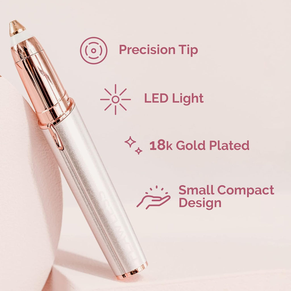 Eyebrow Hair Remover Electric Razor with LED Light for Women R72327