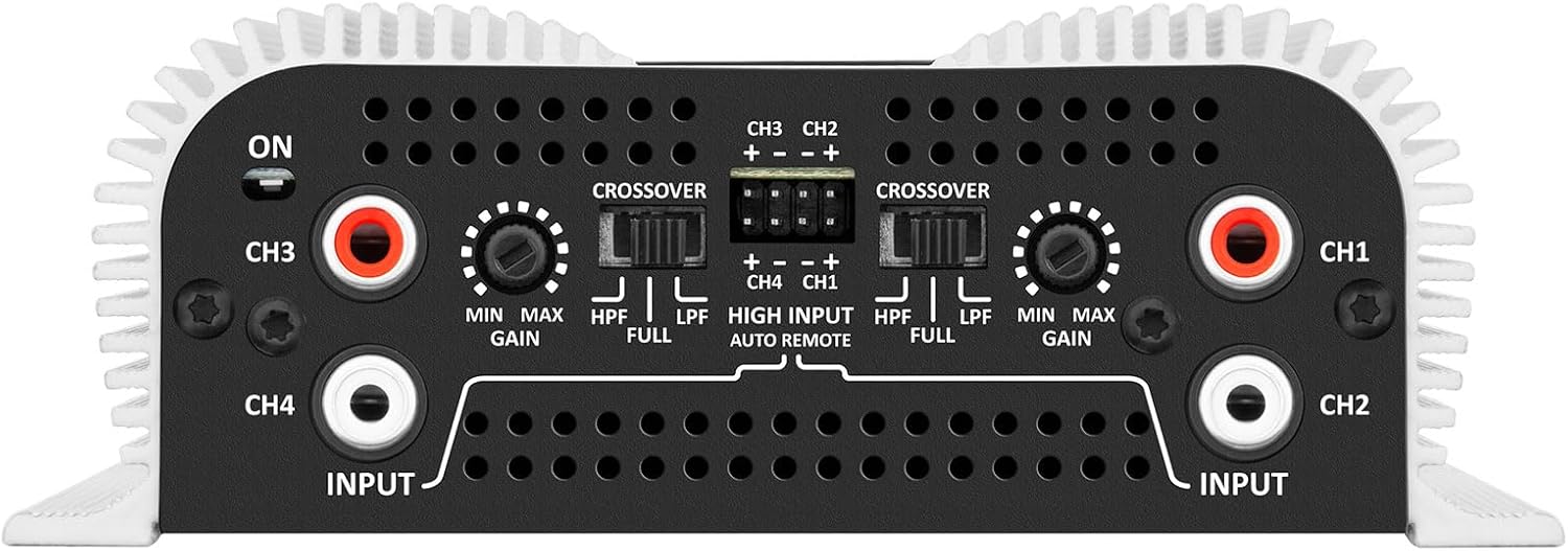Compact 4 Channel 440 Watt Amplifier B525