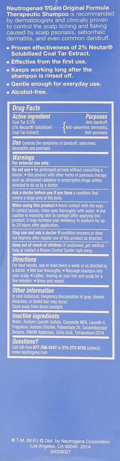 Therapeutic Shampoo, Original Formula, 8.5 fl oz (Pack of 6) P41723